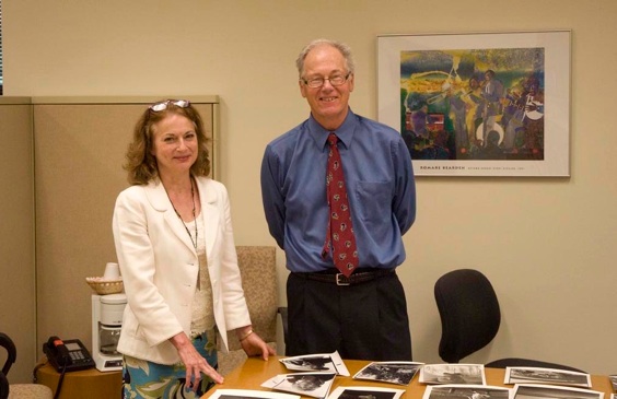 Eric with Jan Lauridsen, Asst. Chief of the Music Division and Staff looking over the donation of photographs in June 2009. These prints were made by Eric Johnson in the 1970’s from Bloch’s negatives